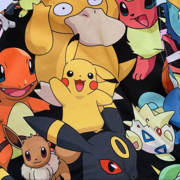 Pokémon All Over Print Characters Sweatshirt Pullover Official Unisex Medium - Picture 4 of 7